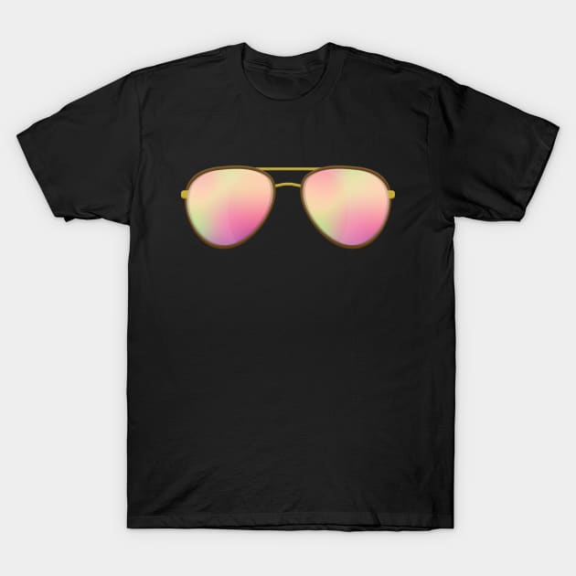 Colorful Sunglasses T-Shirt by EarlAdrian